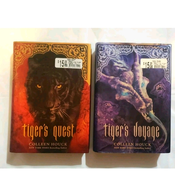 :* Tiger Saga Young Adult Romance Series Colleen Houck Books 2 &3 quest voyage - Picture 1 of 7